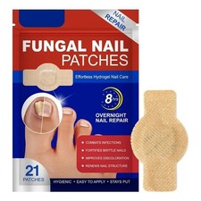 21pcs/box Fungal Nail Care Patches, box 8H Overnight Toenail Repair Care.
