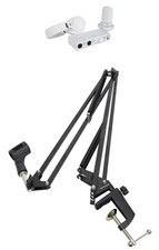 Arturia MiniFuse Recording Pack White w/Interface Microphone Headphones Boom Arm