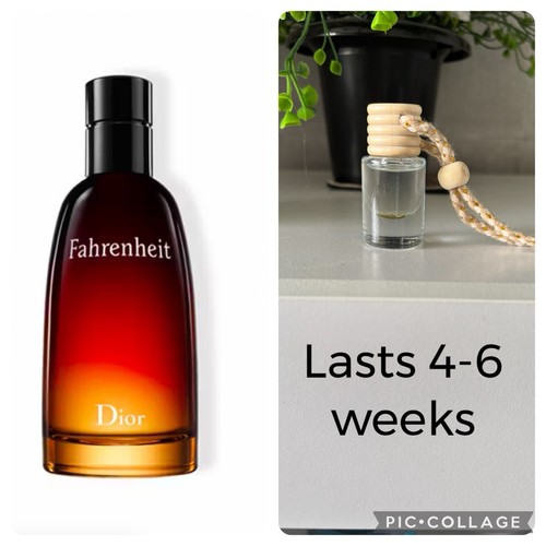 Highly Scented Car Airfreshner - FAHRENHEIT- Lasts 4-6 Weeks - Picture 1 of 4