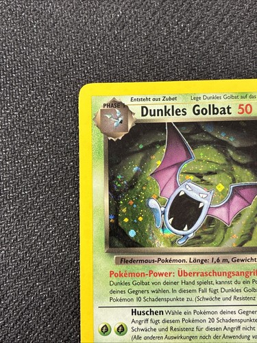 GERMAN Holo Foil Dark Dunkles Golbat 7/82 Team Rocket Set Pokemon Cards LP - Picture 4 of 13