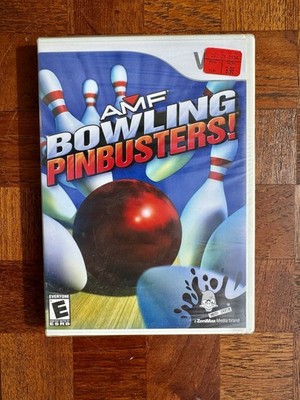 AMF Bowling Pinbusters! Nintendo Wii 2007 CIB New Unopened Sealed