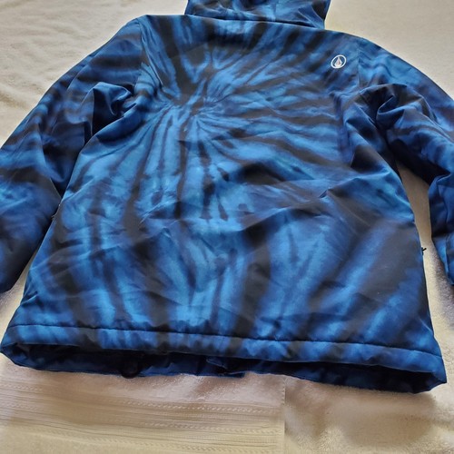 Volcom Ripley INS Jacket Blue Tie Dye Snow Boarding Jacket Size XL/14Y Youth - Picture 11 of 11
