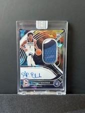 2020 Panini Spectra Anthony Edwards Jersey Autograph Asia #194 card