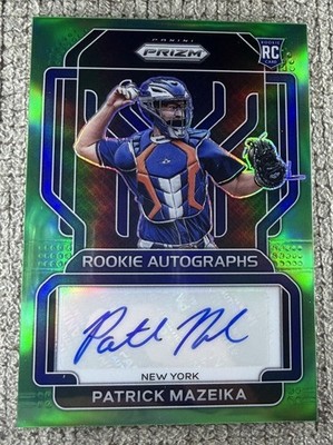 2022 Panini Prizm Rookie Green /50 Patrick Mazeika #RA-PM Auto