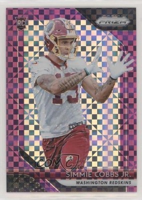 2018 Panini Prizm Purple Power 41/49 Simmie Cobbs Jr #298 Rookie RC gn1