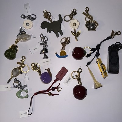 COACH Bag Charm Keychain TSITP/NYC Cluster/Cat/Daisy/Tabby/Snoopy