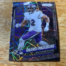 Nandi Madubuike-Baltimore Ravens-2025 Prizm Football NFL #22-Prizm Lazer Para.