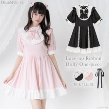 Membership Pre-Sale Target Lace-up Ribbon Dolly Dress Jirai New