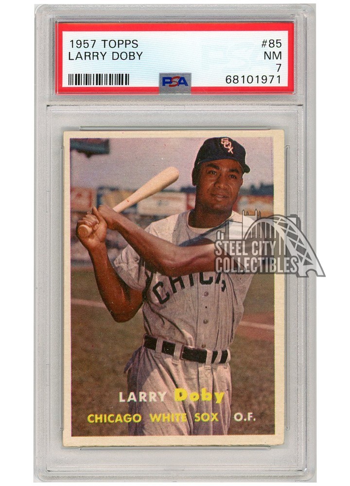 Larry Doby 1957 Topps #85 PSA 7