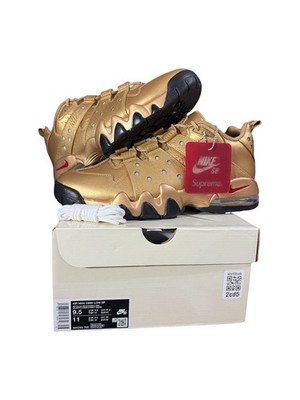 Nike Air Max 2 Low CB 94 SB Supreme Metallic Gold Size 9.5 US Men's IM4283-700