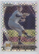 2021 Panini Prizm Draft Picks Power Plaid Prizm 17/35 Steven Hajjar #PDP61 6q5