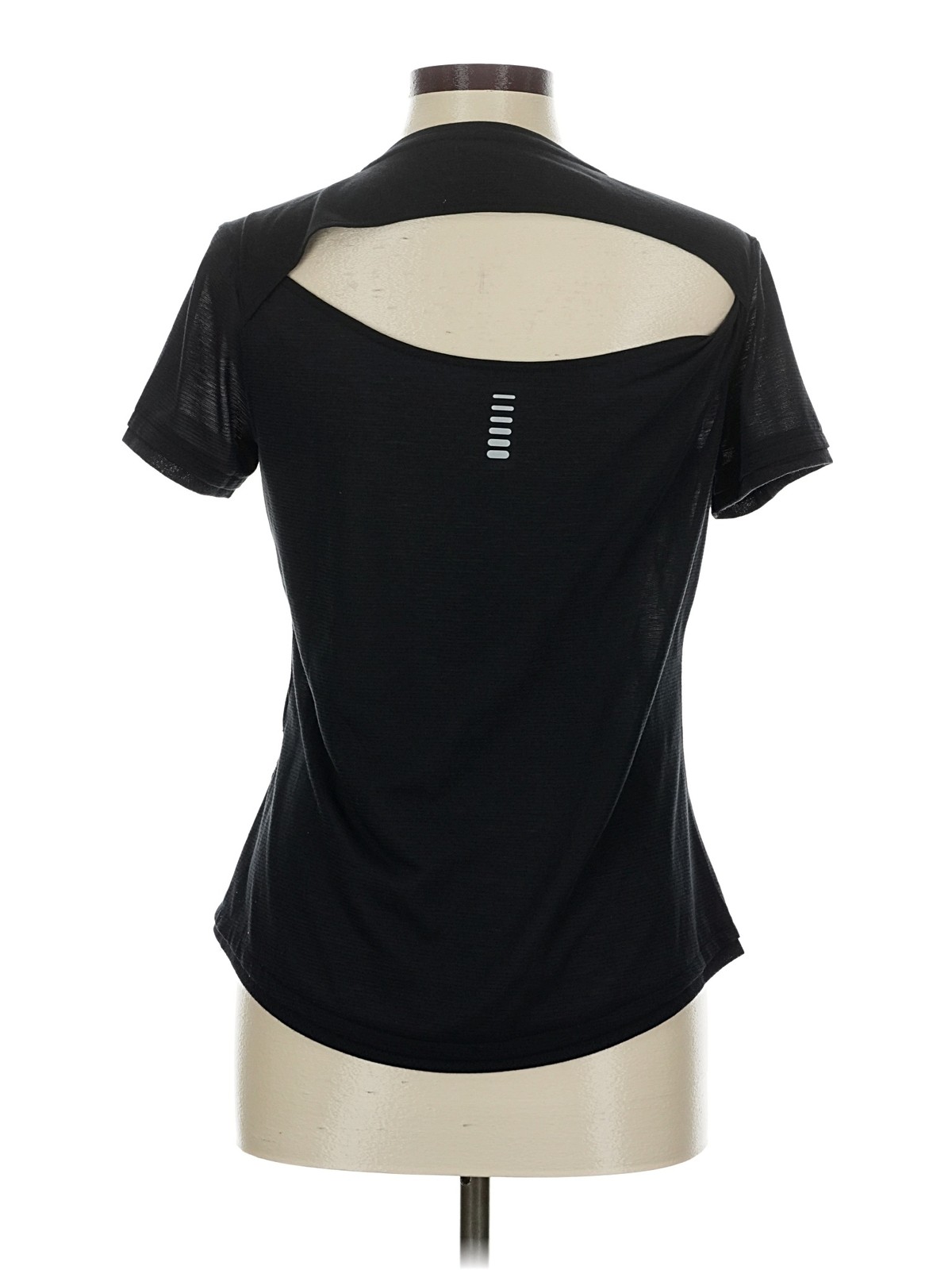 Under Armour Women Black Active T-Shirt M thumbnail 2