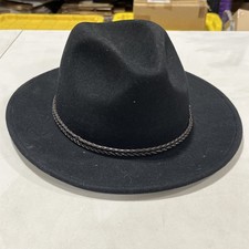 Oztrala Men's Australian Wool Felt Leather Band Outback Fedora B7, R2, 2