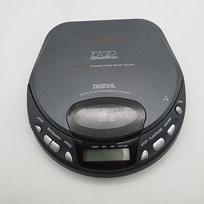 Koss Portable CD Player DBBS 10 Sec Anti-Skip Discman No headphones 1998 Tested