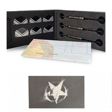 Marlboro Ltd. Edition Dart Set 3 Steel Darts 6 Flights Black Vintage 1990s NEW