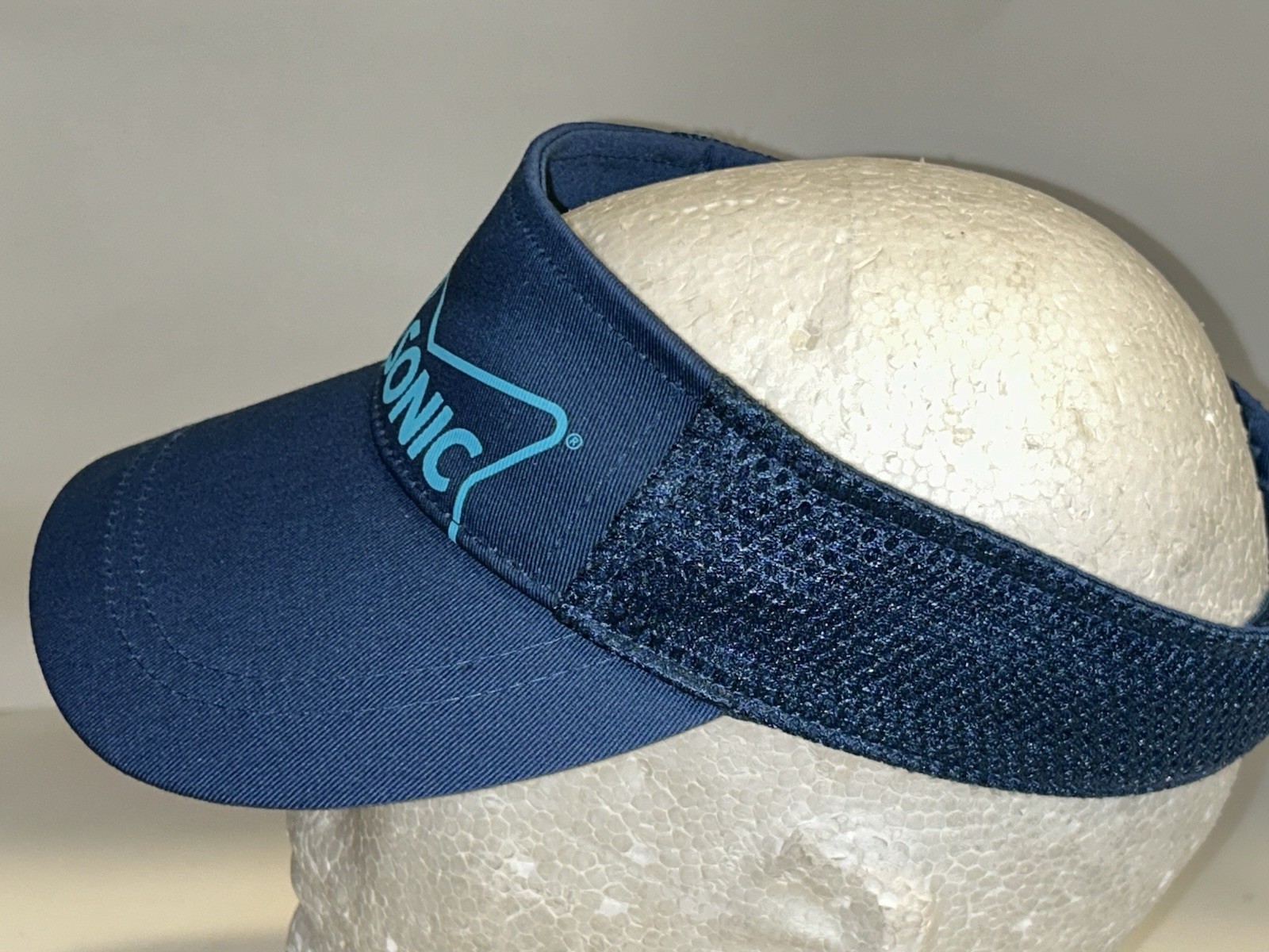 SONIC VISOR HAT CAP ADJUSTABLE STRAPBACK BLUE - image 2