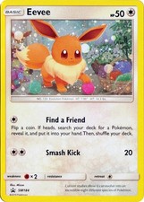 Eevee (SM184) (Cosmos Holo) [Sword & Shield: Black Star Promos] Lightly Played H