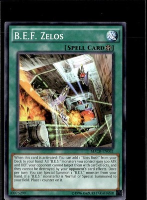 Yu-Gi-Oh! B.E.F. Zelos Maximum Crisis MACR-EN062       