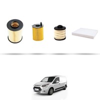 Hoffcar Set Service - 4 Filter FüR Ford Transit Connect II 1.5 Tdci 55Kw Von 2