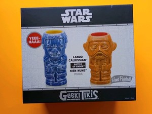 STAR WARS Geeki Tikis Lando Calrissian and Nien Nunb 2019 SDCC Exclusive