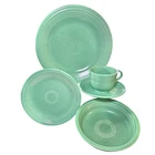 Fiesta Place Setting Meadow Green Fiestaware 10.5 Plate Bowl Dessert Cup Saucer