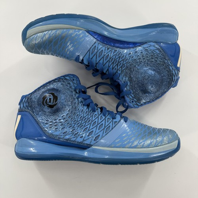 #ad Adidas D Rose Shoes Mens Size 16 Blue High Top Court Basketball Sneakers G59654 $79.99