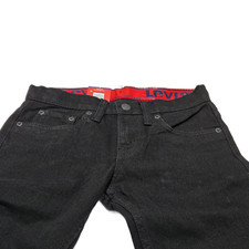 Levis 511 Youth Boys Slim Flex Stretch Straight Leg Denim Jeans Black Size 10
