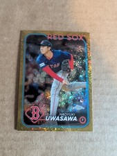 2024 topps chrome update Mini Diamond Gold Naoyuki Uwasawa /50 RC Red Sox !!!