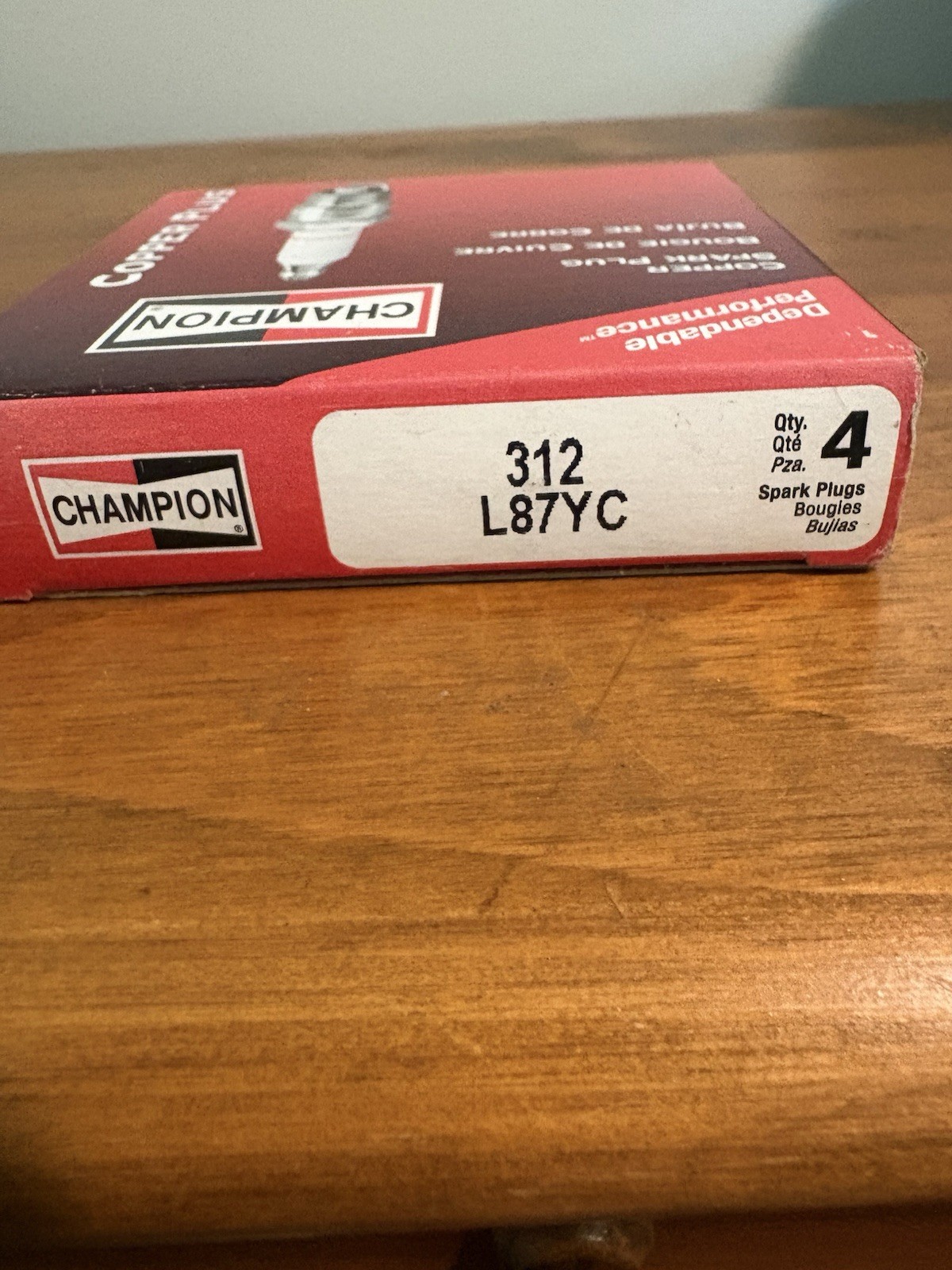 Champion 312 Copper Plus Spark Plug L87YC - 4 Pack