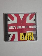 The Who’s Greatest Hits CD US Early MCA Records/Columbia House New Sealed