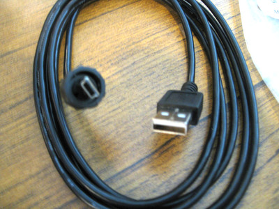 Conec 17-250031 USB 2.0 Straight Plug Type A to Mini USB Type B Patch Cable