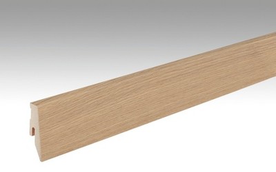 MEISTER Fußleiste Profil 3 PK Eiche hell 1238 für Parkettböden - 2380 x 60 x 20