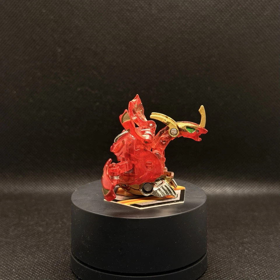Bakugan Battle Brawlers Mutant Pyrus Mercury Dragonoid Translúcido REFUNDIDO + METALES Foto 2 de 4
