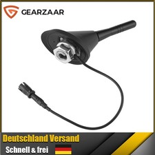 Auto KFZ Kurz Stab Dach Antenne Raku 2 Sockel für Chevrolet, Citroen Schwarz