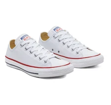 Converse Men's Chuck Taylor All Star OX Leather White 132173C j