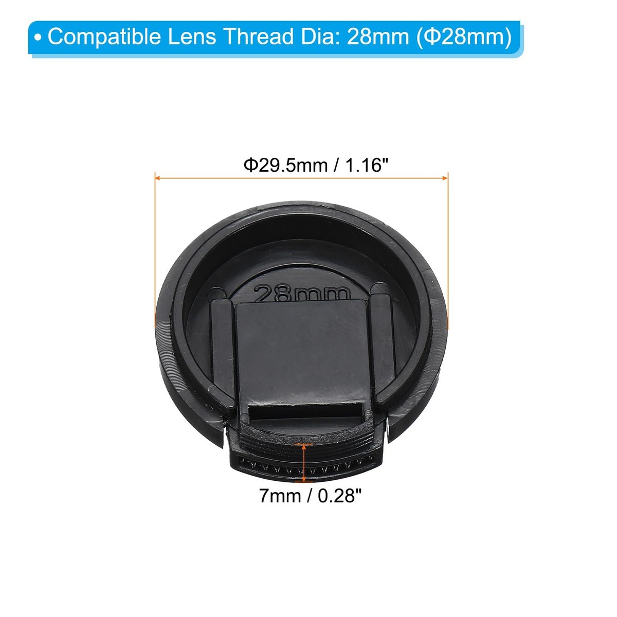 67mm Lens Cap – Universal Front Cap For Cameras & Lenses, Snap-On Style 14 thumbnail image