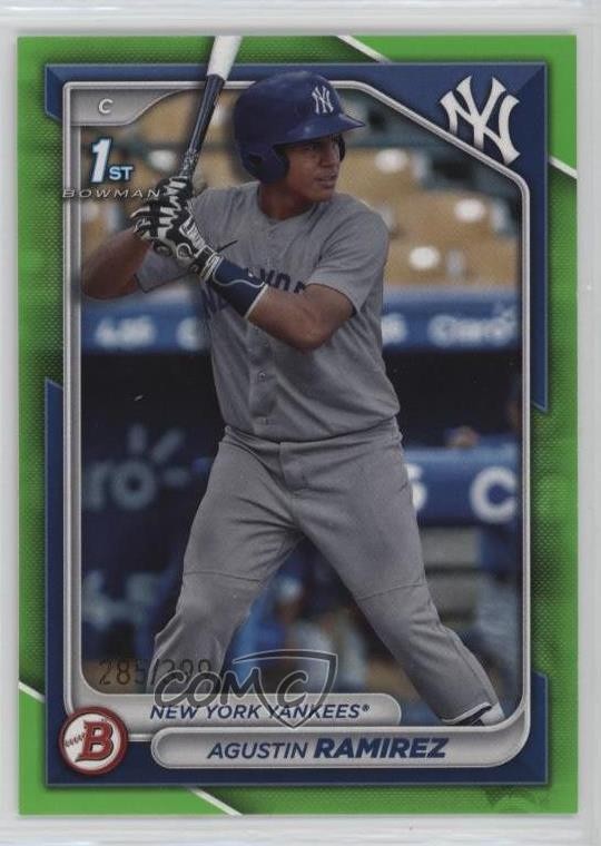 2024 Bowman Prospects Neon Green Border 285/399 Agustin Ramirez #BP-85 0fq8