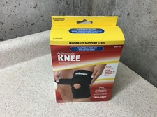 Mueller Adjustable Knee Support Brace Black One Size Fits Most Moderate Support