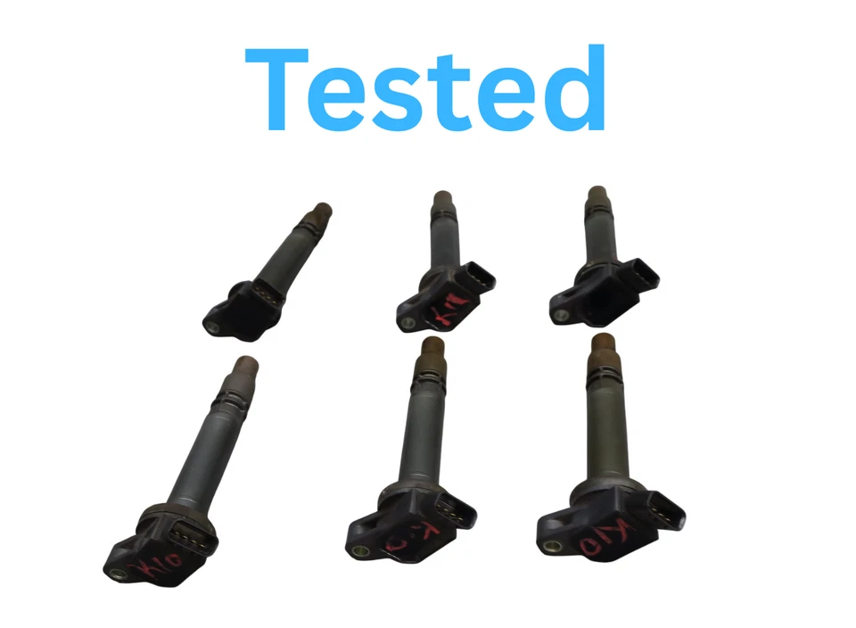 07-17 Lexus LS460 LS460L Engine Start Ignition Coil Set Of 6 9091902250 Oem - Image 3 of 4