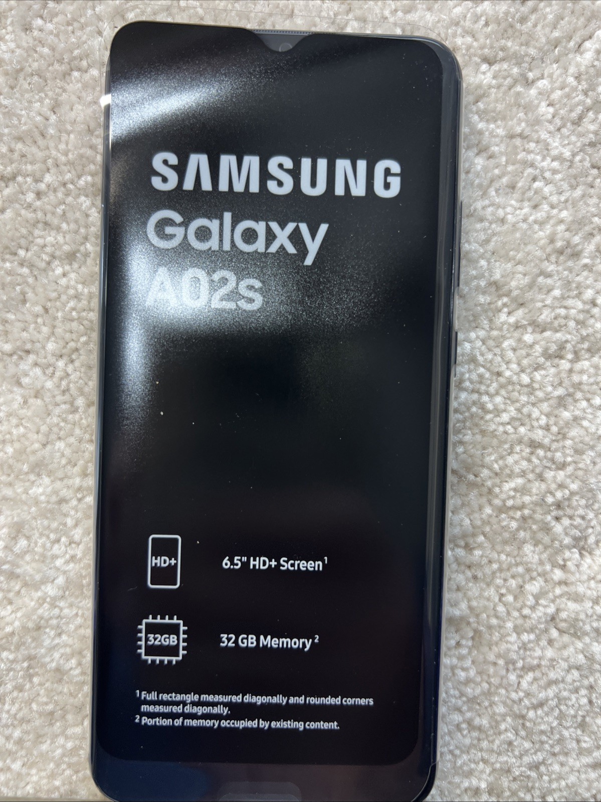 Samsung Galaxy A02s - 32 GB - Black (TracFone) Locked New Phone Only