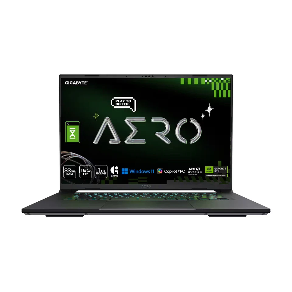 GIGABYTE - AERO X16 - Copilot+ PC - 16" 2560×1600 WQXGA AMD Ryzen Al 7 350 - ...