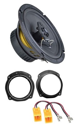 Ground Zero 2-Way 120Watt 16.5cm Speakers for Fiat Stilo Bravo Croma Lancia