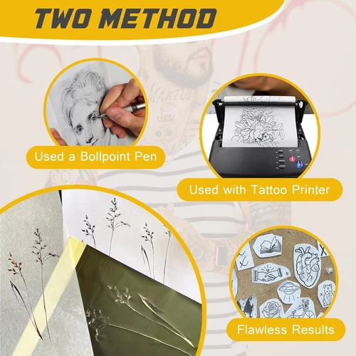 20Pcs Tattoo Practice Skin Kit with Transfer Paper, 5Pcs 3Mm Thick Fake Skin and image 3