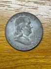1954 D Franklin Silver Half Dollar – 90% Silver Coin - Circulated Condition