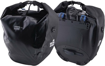 Einzelpacktasche Contec Travel Fahrradtasche Gepäckträgertasche schwarz