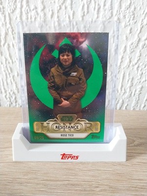 2025 Topps Star Wars Meiyo Rose Tico RSH-9 Green Parallel /25