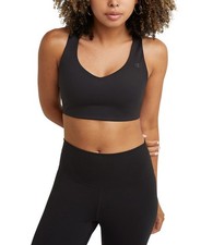 Champion Women's Soft Touch Light Impact Sports Bra Black, Small 