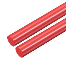 2 Stk. Plastik Rundstab POM Stange Rundstange Technisch Kunststoff 20mm Dmr. Rot