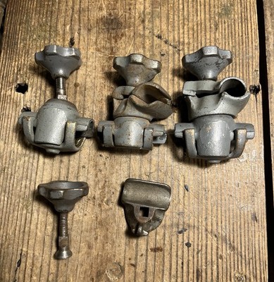 Antique O.C. White Knuckle Joints PARTS LOT Articulated Lamp Light Industrial