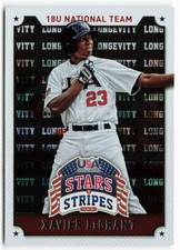 2015 Xavier LeGrant Panini USA Baseball Stars & Stripes Rookie Longevity Hobby